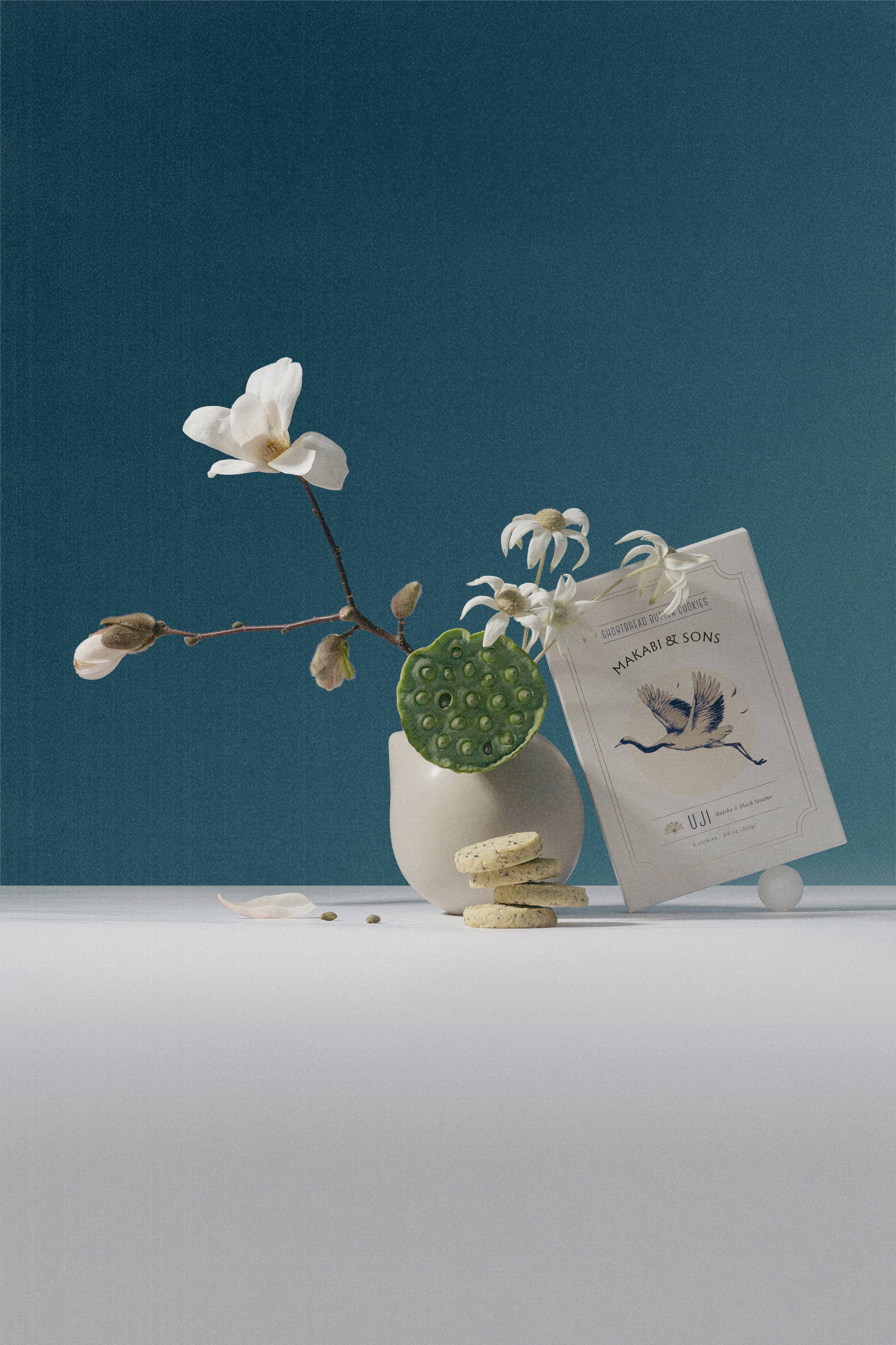 Makabi & Sons - Wholesale Cookie - Matcha Toasted Black Sesame Cookies - Uji2