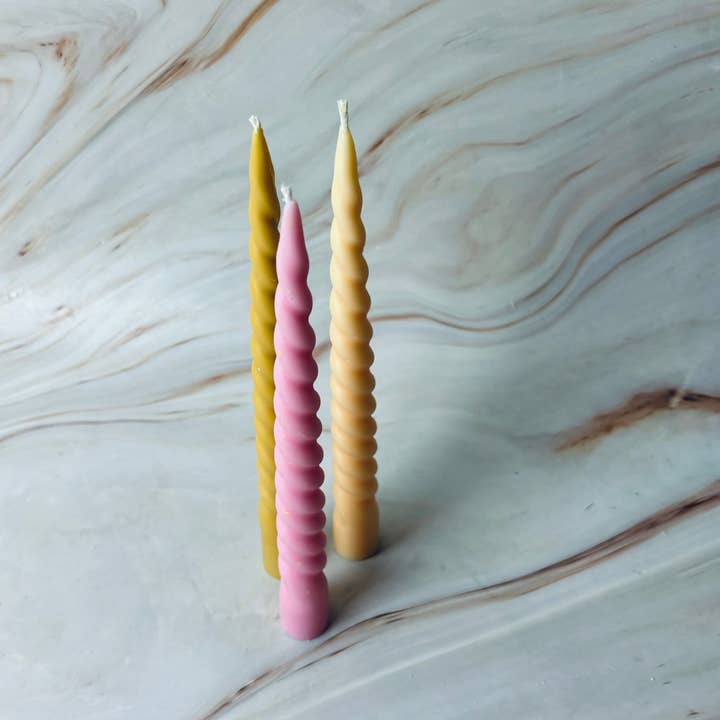 SOULCandle - Wholesale Tapered Candle/Candlestick - Spiral Candle2