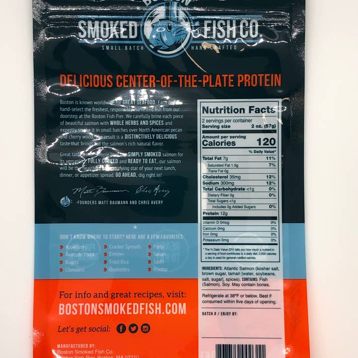 Boston Smoked Fish - Wholesale Fish/Seafood - Simply Smoked Salmon2