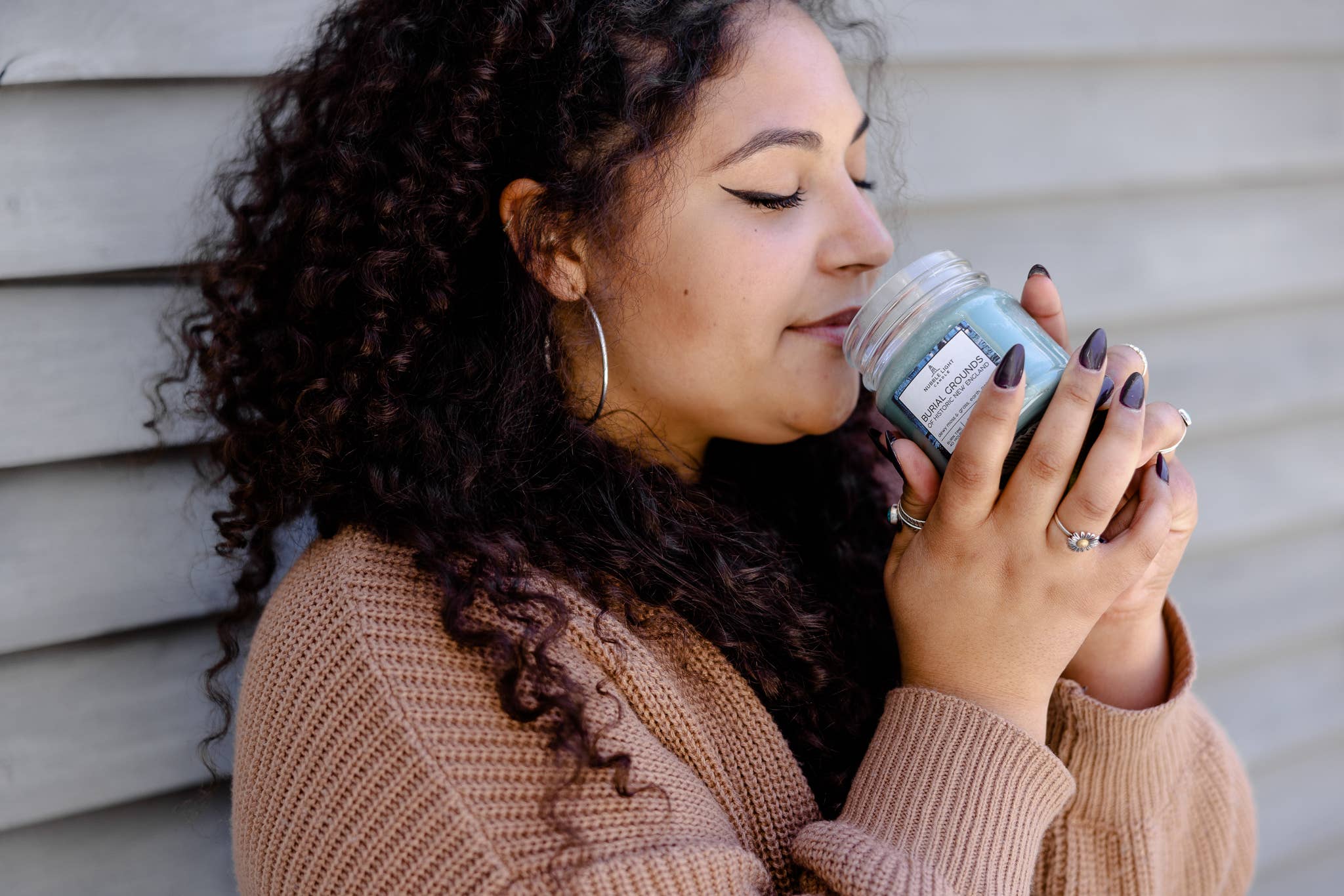 Nubble Light Candle - Wholesale Jar/Filled Candle - Burial Grounds 8oz. Scented Soy Candle3