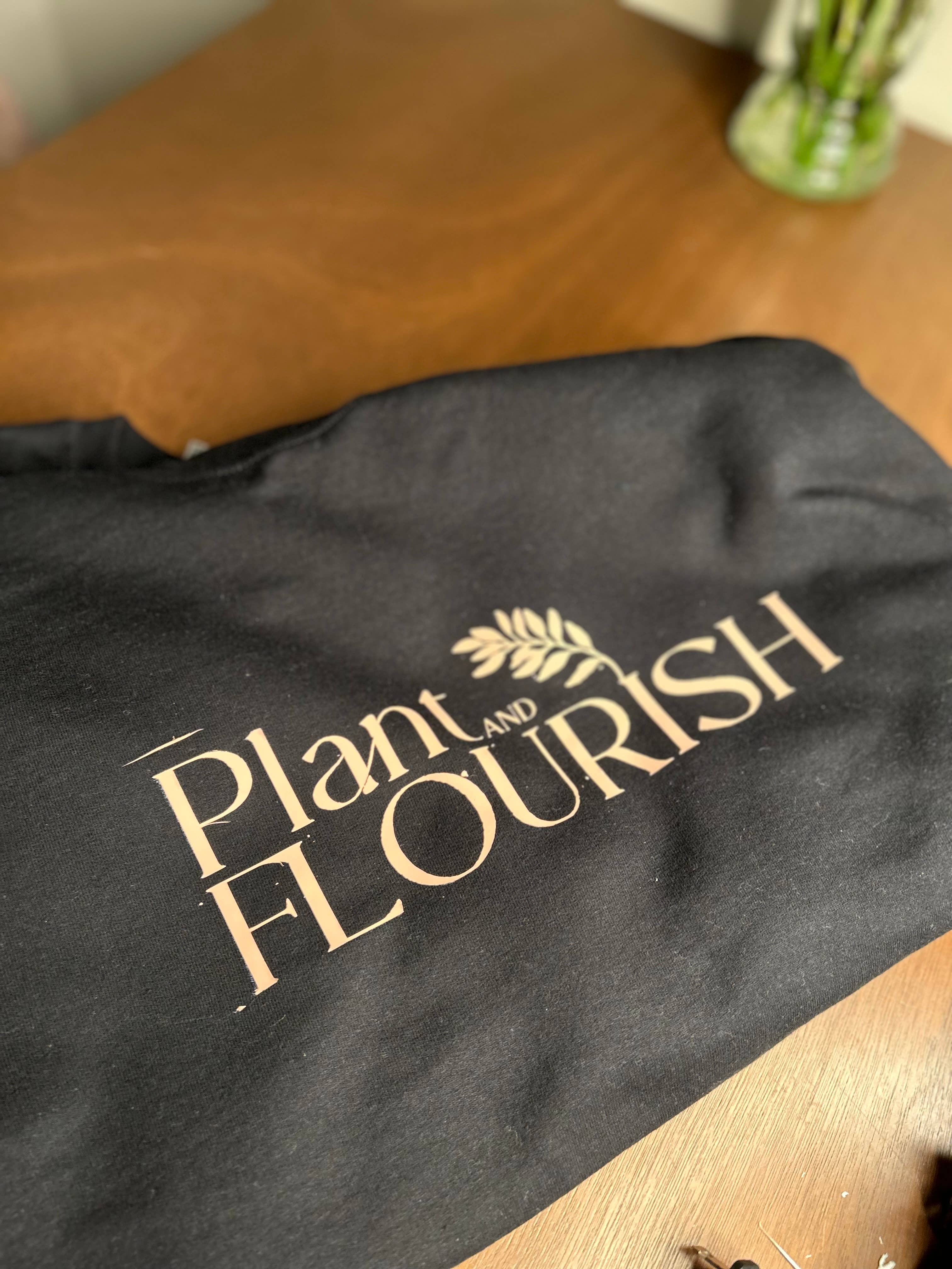 Plant & Flourish co. - Wholesale Graphic Sweatshirt - Unisex - Plant & Flourish Sweatshirt1