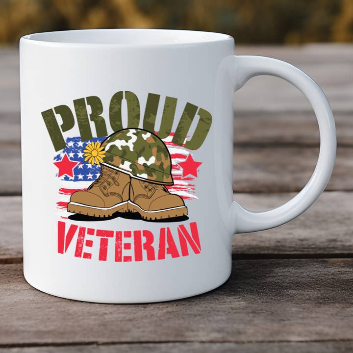 Stolt veteran fars dags krus for engroshandel hos Hello Gorgeous Mugs