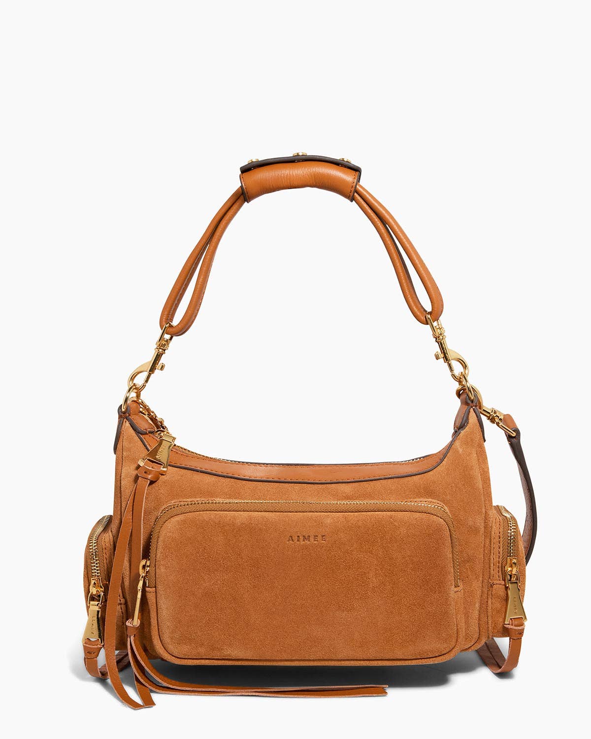 Rustik Karamel Ruskind Away We Go konvertibel skuldertaske for engroshandel på Faire0