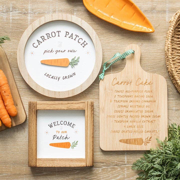 Something Different Wholesale - Wholesale Cutting Board - Carrot Cake Recipe Bamboo Serving Board4