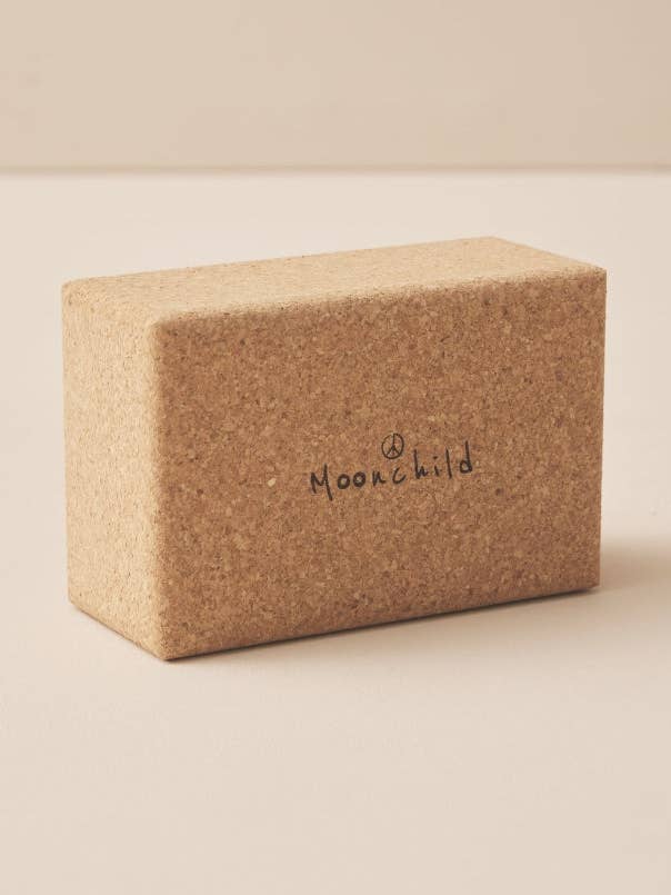 Cork Yoga Block for wholesale by Moonchild Yoga Wear