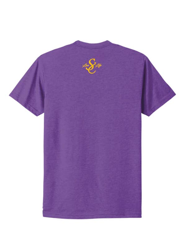 Purple Tiger Roar Short Sleeve Classic Tee for wholesale on Faire2