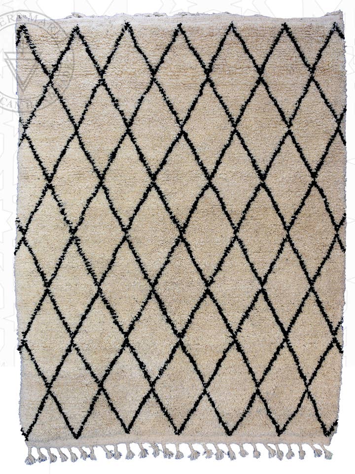 Tapis marocain Beni Ourain pour la vente par Berbers Market