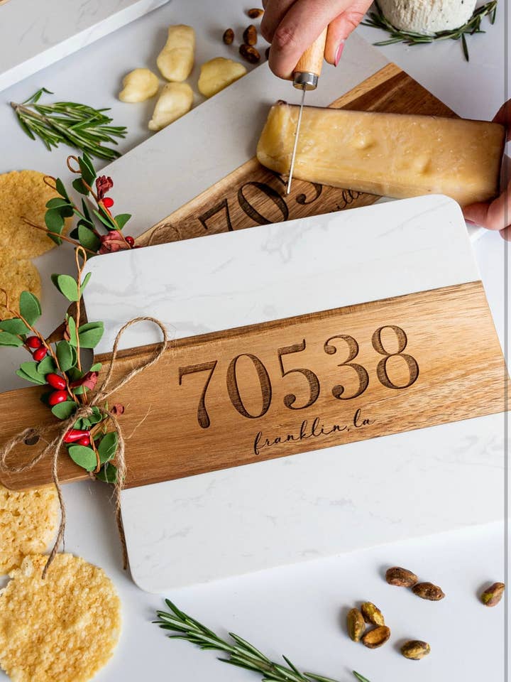 Hometown Charcuterie Board for wholesale by Simply Adoorable Designs
