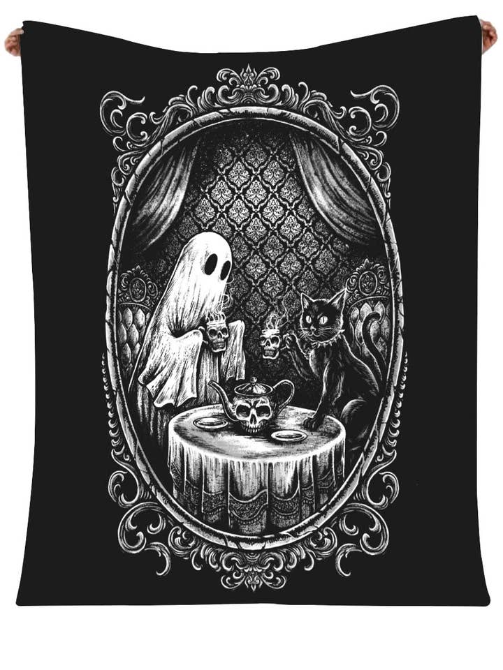 Geisterhafte Teezeit Kuscheldecke für den Großhandel von vampirefreaks