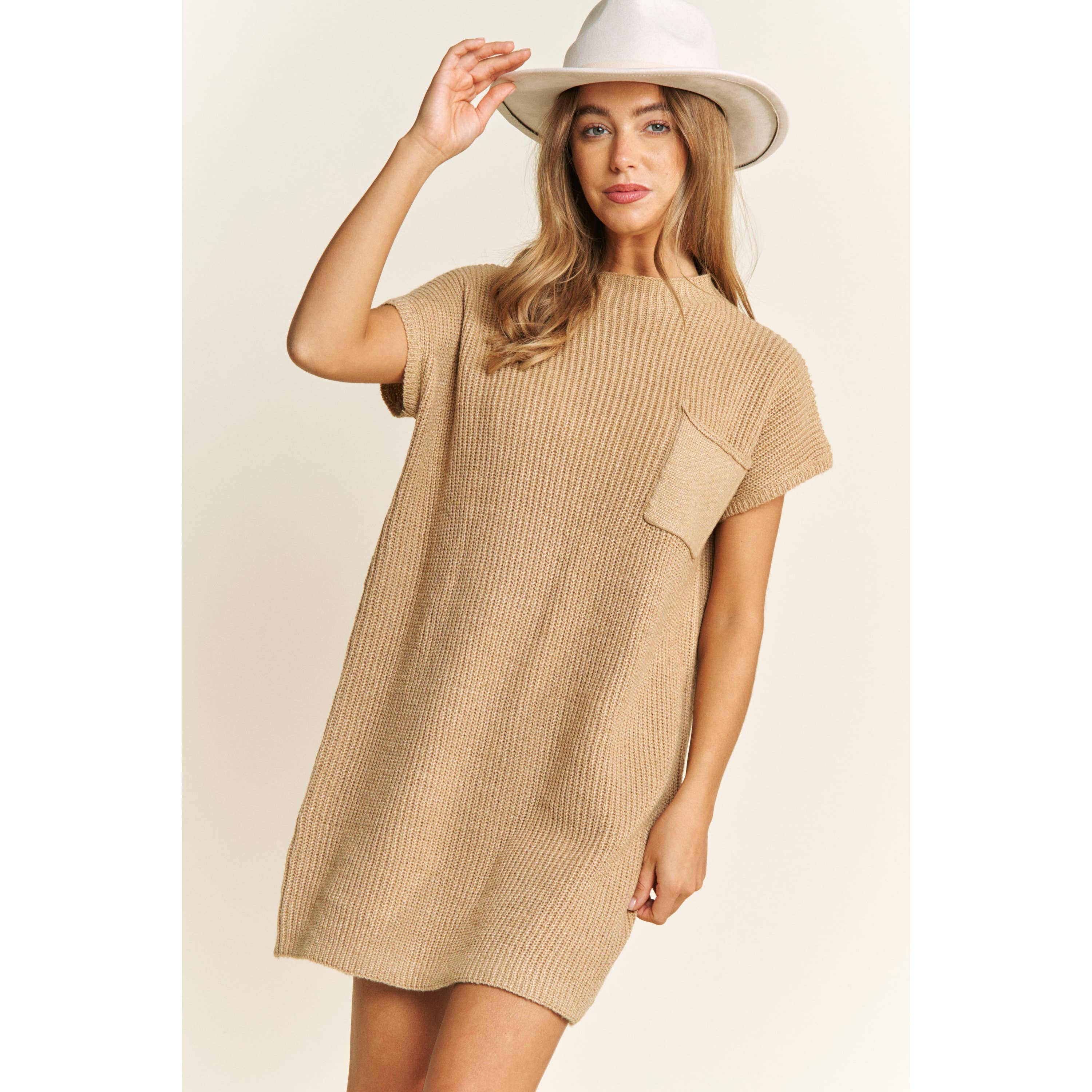 Sweet Generis - Venta al por mayor Vestido - Mujer - MINIVESTIDO CLÁSICO DE PUNTO TIPO SUÉTER CON HOMBROS DESCUBIERTOS41