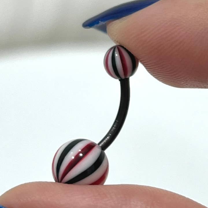 Lion Gothic - Wholesale Jewelry Set - 20PCS Flexible Acrylic Belly Button Ring 14G 10mm 2