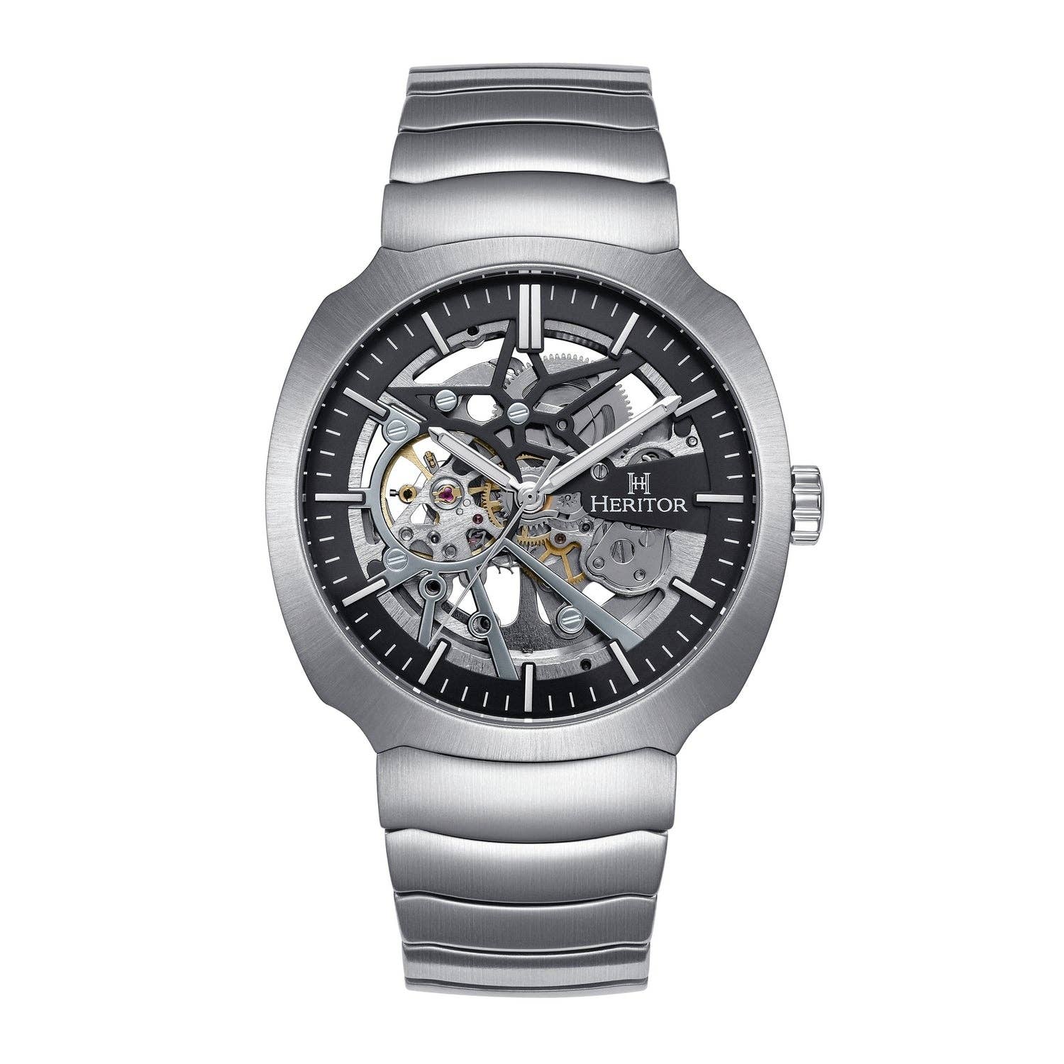 Heritor Automatic - Wholesale Wrist Watch - Men's - Heritor Automatic Magnus Skeleton Bracelet Watch0