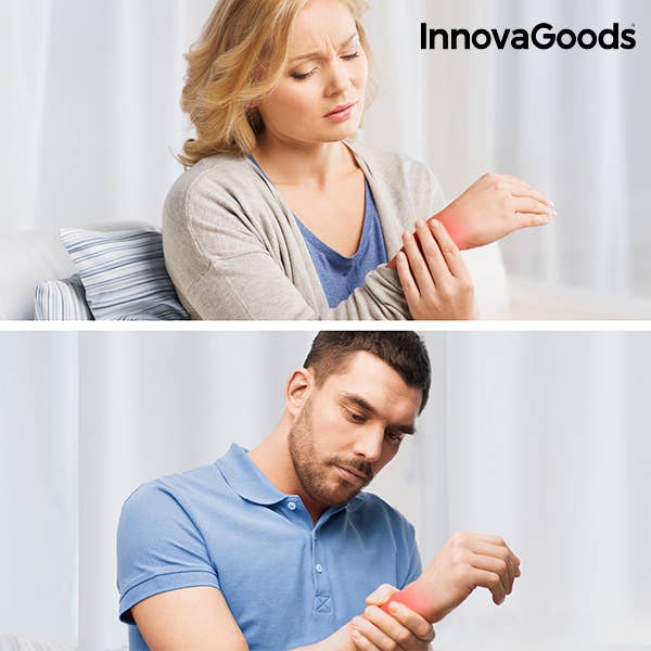 InnovaGoods - Wholesale Hand/Foot Massager - Magnetic Dots Compression Wristbands (Pack of 2)1
