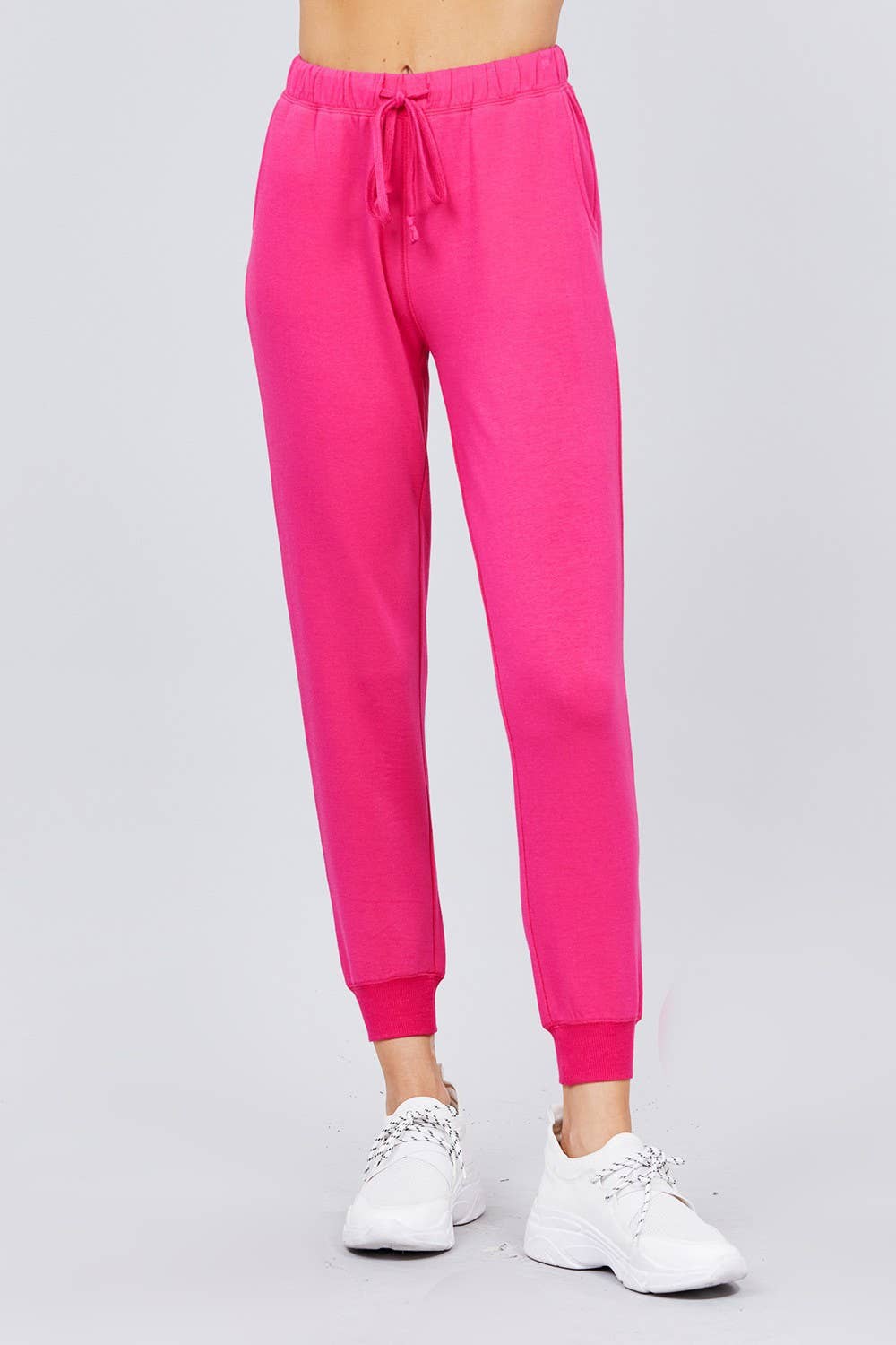 Active Basic | Active USA – calças de treino - Mulher por atacado – Calça jogger francesa Terry3