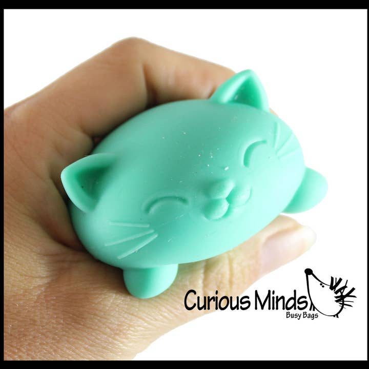 Curious Minds Toys - Wholesale Squishy Toy - Kids & Baby - 1 Cat Nee Doh Soft Fluff- Filled Squeeze Stress Ball6