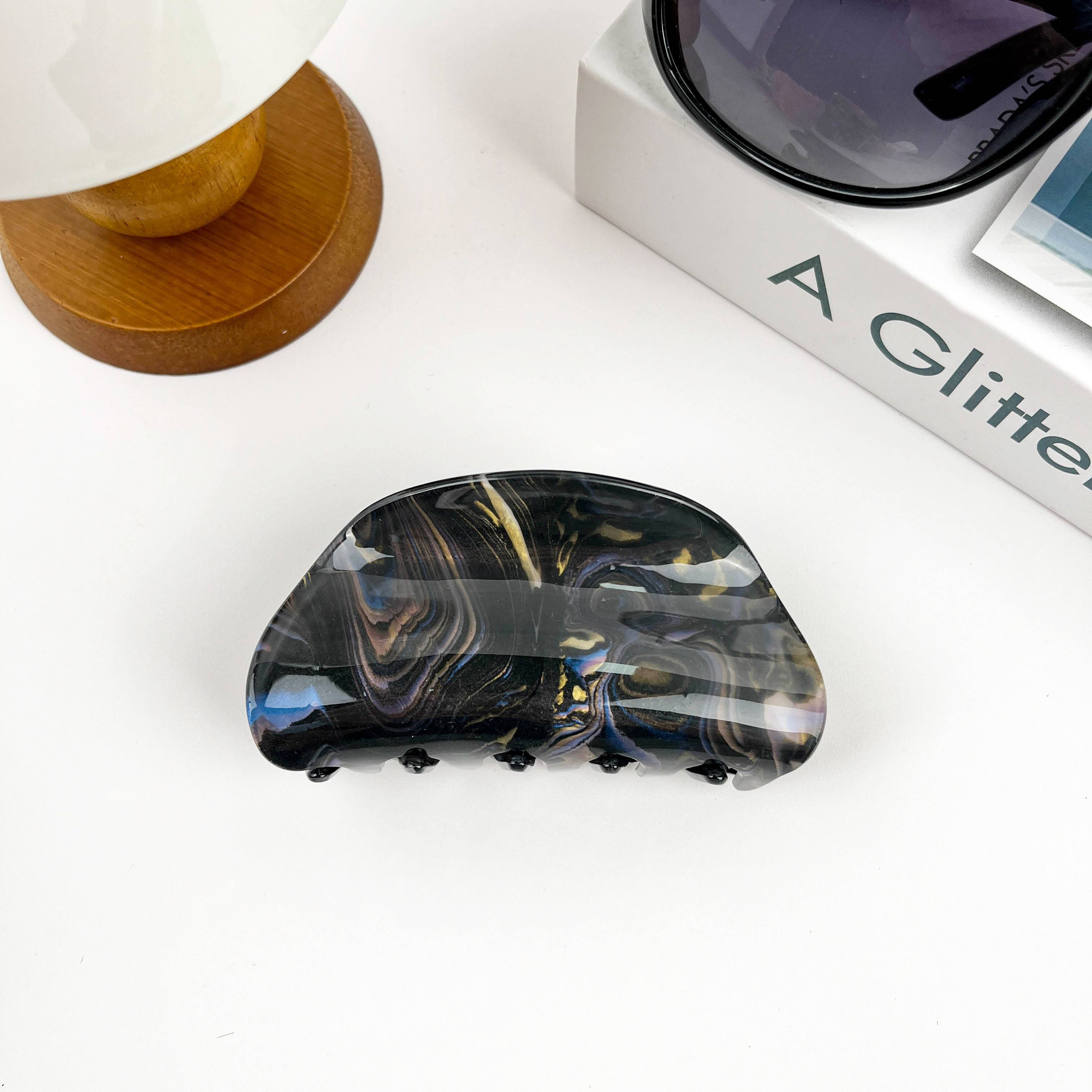 SoapElenGlen - Wholesale Hair Clip - Women's - Colorful Semicircle Hair Clip2