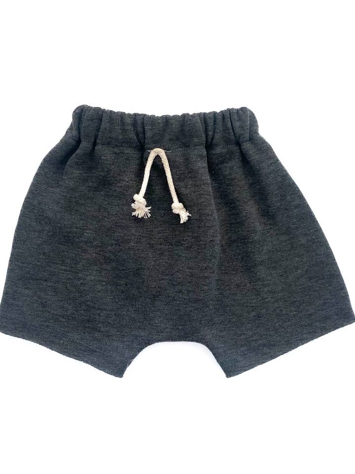 Charcoal Basic Comfort Shorts for wholesale by Brooklyn + Fifth