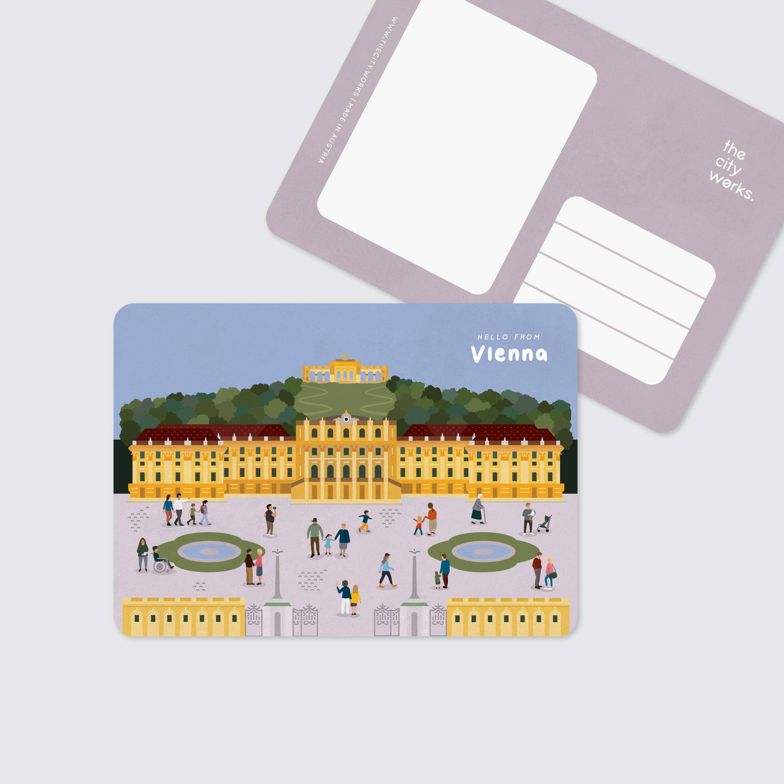 The City Works - Wholesale Postcard - Vienna Schönbrunn Postcard0