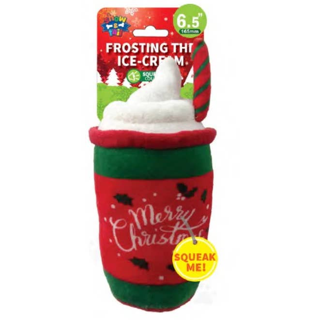 Pet Toy - 6.5" Frosting The Ice Cream for wholesale by Show & Tail