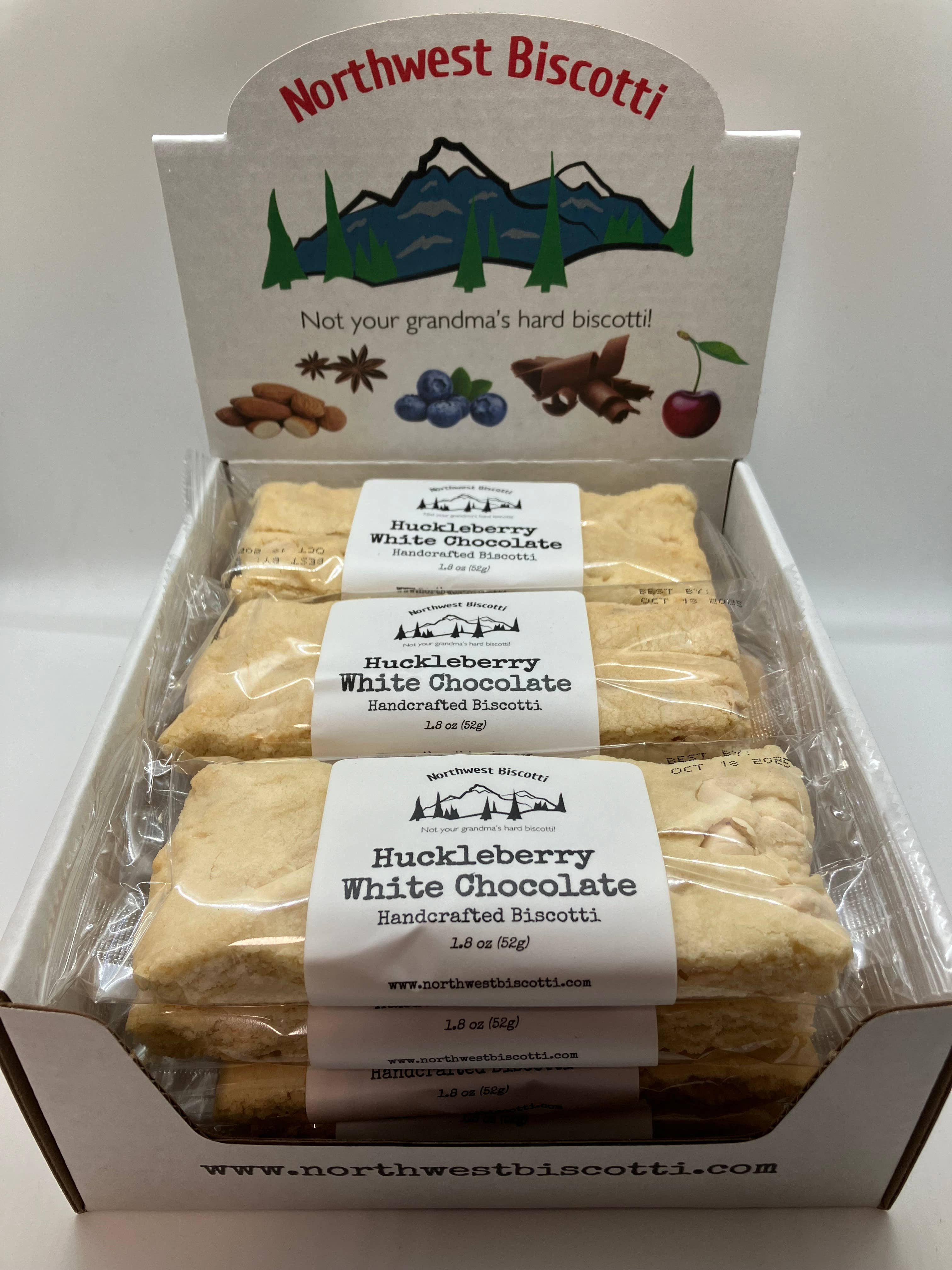 Northwest Biscotti, LLC – wholesale Biscuit – Huckleberry White Chocolate Biscotti1