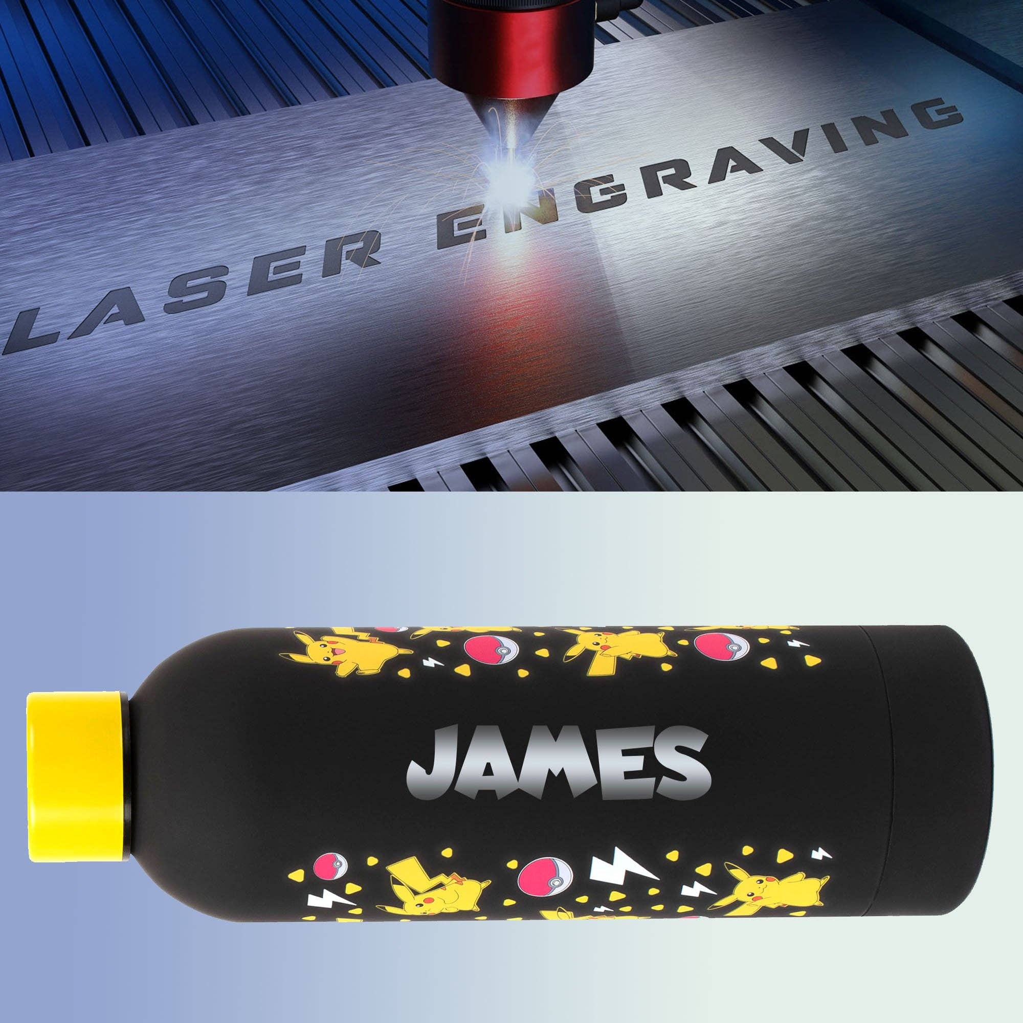 Fringoo Group Ltd - Wholesale Water Bottle - Stainless Steel Bottle - Pokemon Yellow5