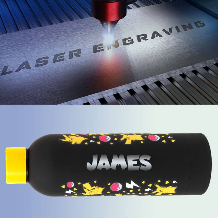 Fringoo Group Ltd - Wholesale Water Bottle - Stainless Steel Bottle - Pokemon Yellow5