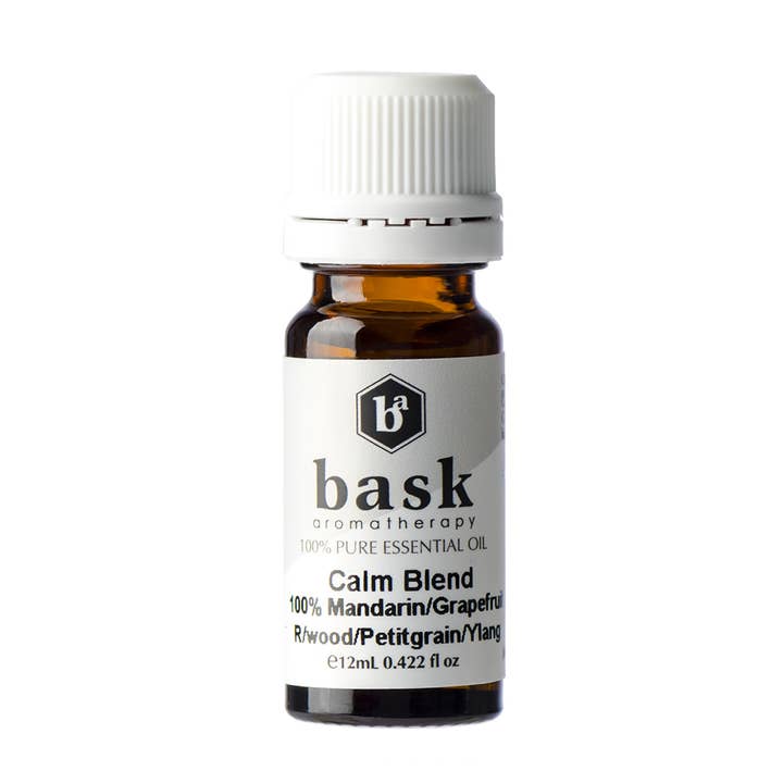 Essential Oil Blend Calm 12mL for wholesale by bask aromatherapy