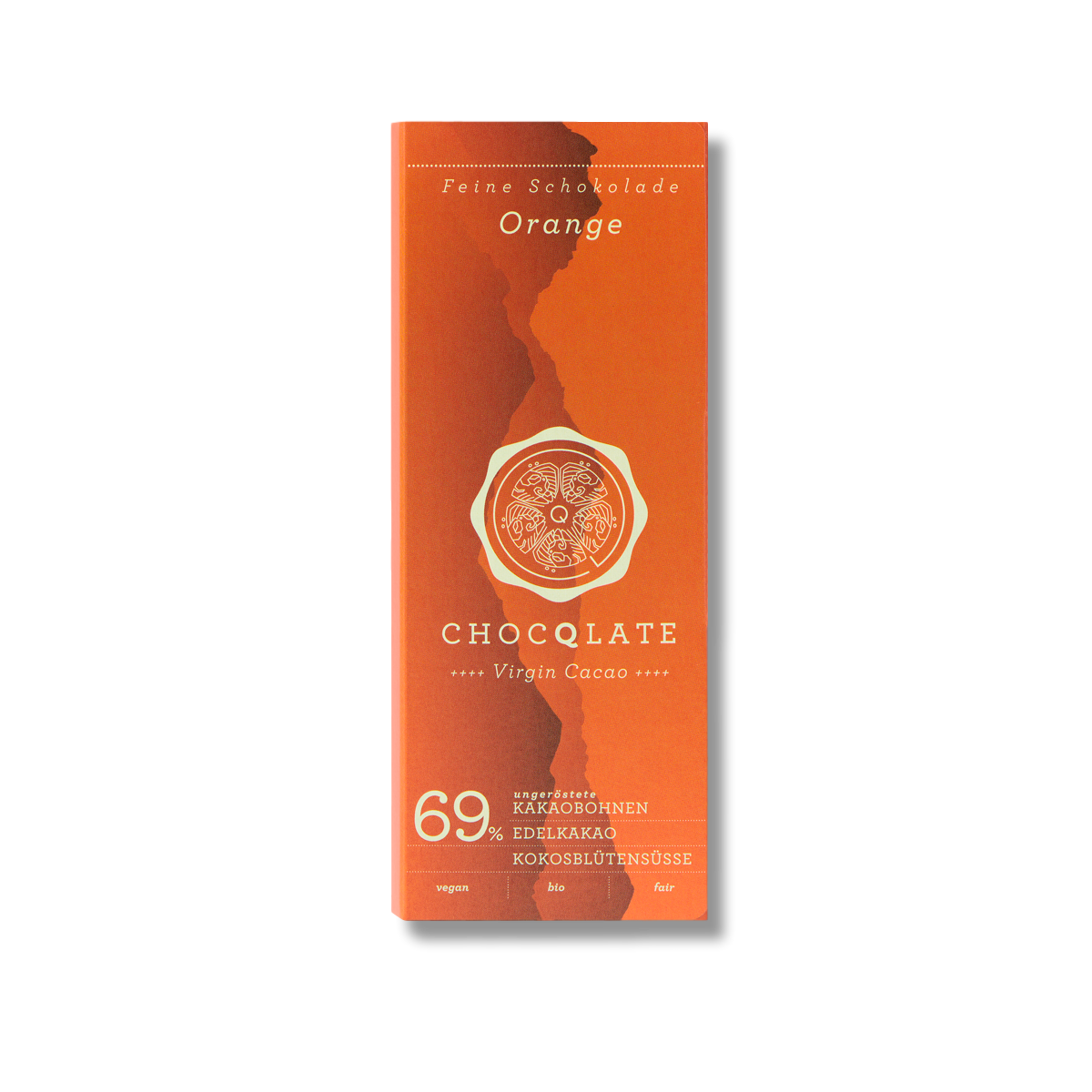 Chocqlate - Wholesale Chocolate Bar - ORANGE CHOCQLATE organic chocolate - pack of 103
