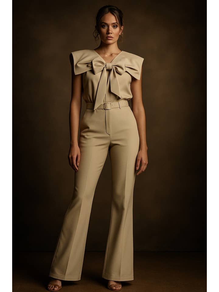 SAILOR RIBBON COLLAR SLEEVELESS SET for wholesale by Mulla