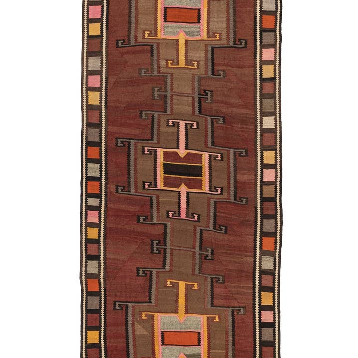 (4'1'' x 10'10'') Authentic Oriental Kilim Runner Rug for wholesale by Rugtolia