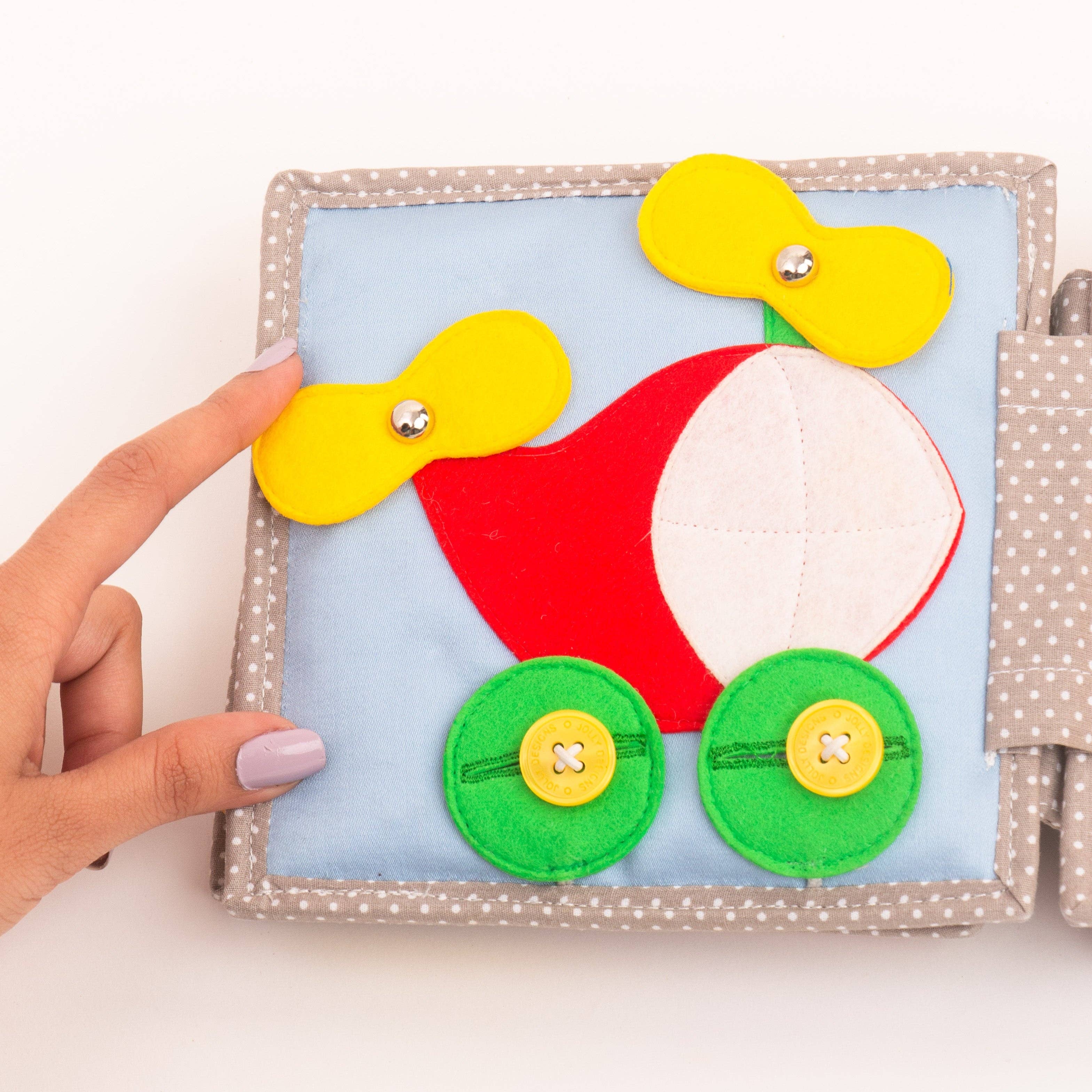 Jolly Designs GmbH - Wholesale Baby & Toddler Book (0-2) - Peek-a-Boo — 6 Page Mini Quiet Book8