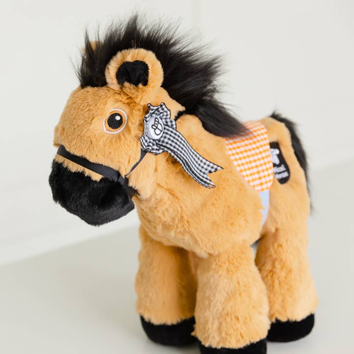 ENGLISH HORSE - TAN/BLACK for wholesale by Piccoli Horses