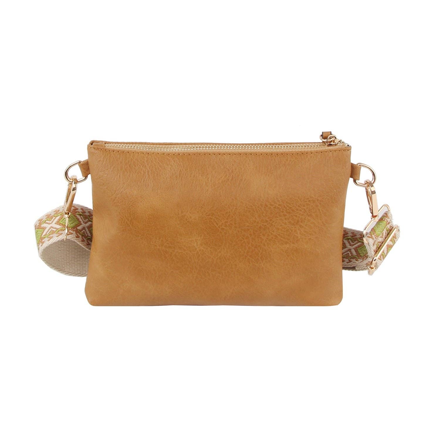 Handbag Factory Corp – wholesale Axelväska - Dam – Liten retangulär främre gitarrrem med dragkedja crossbody4