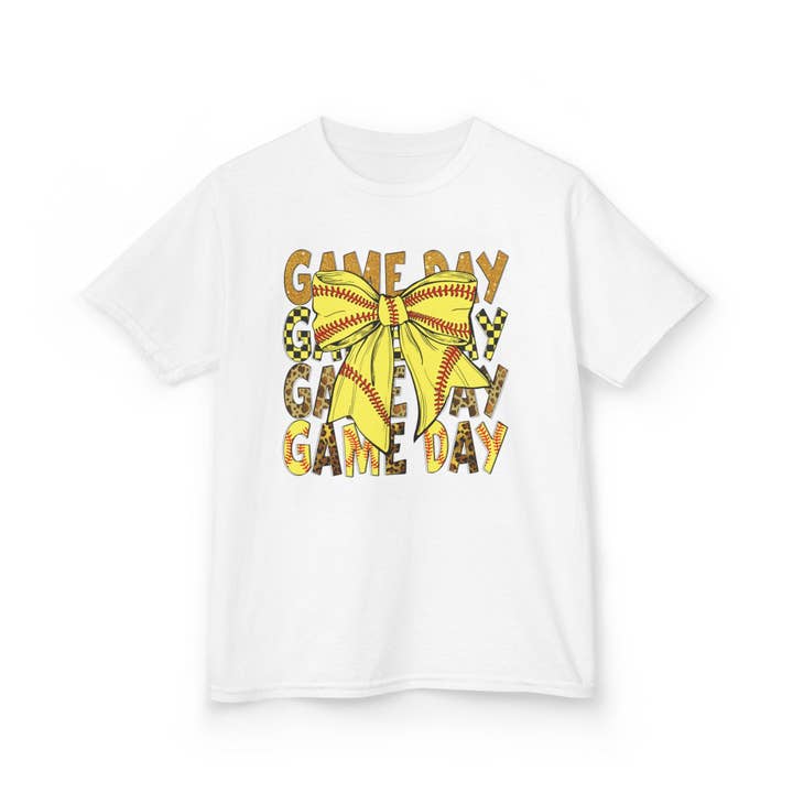 Softball Gameday Youth Tee for wholesale by M2B Designs