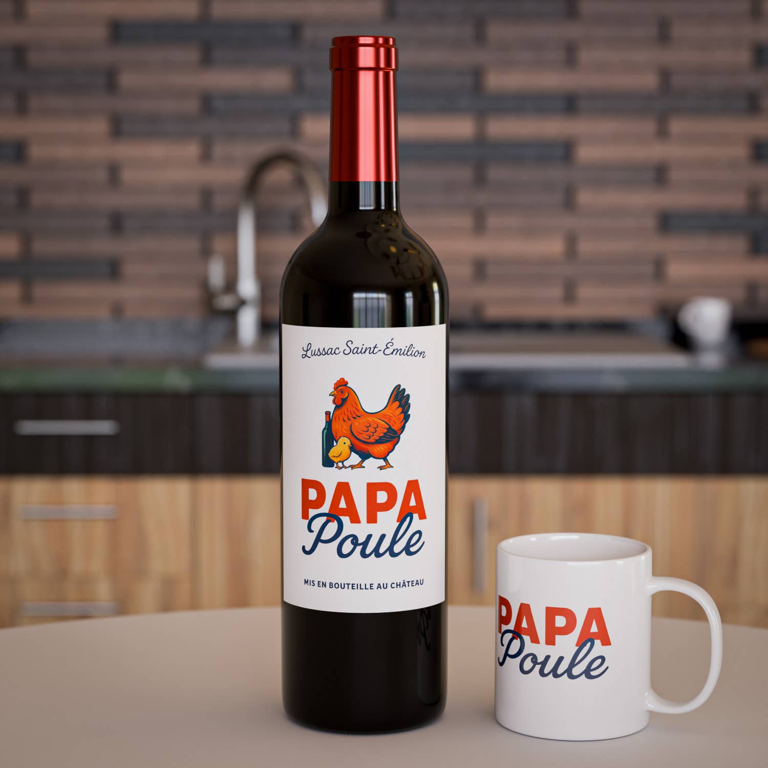 Les Compagnons du Canon - Wholesale Red Wine - Papa Chicken 2022 - Lussac St Emilion2