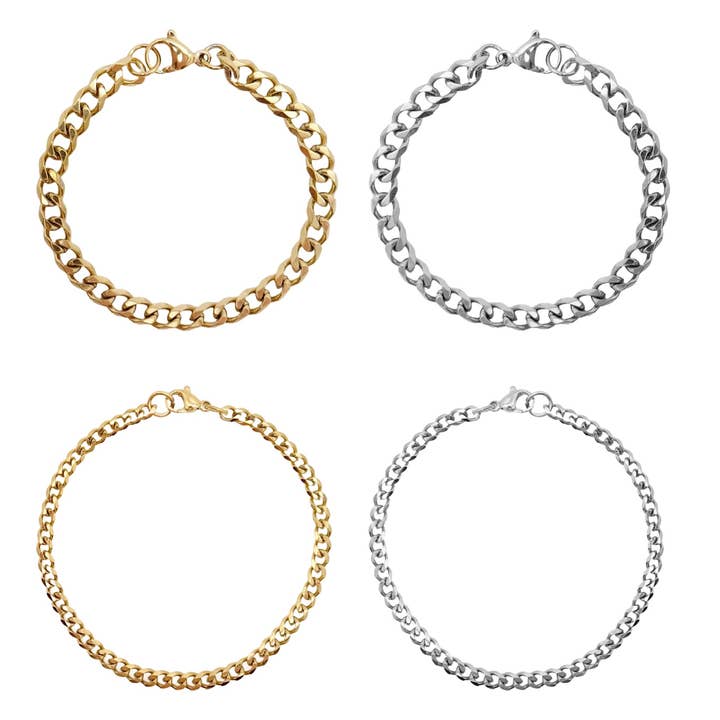 Cuban Chain Link Bracelet for wholesale by KIKICHIC