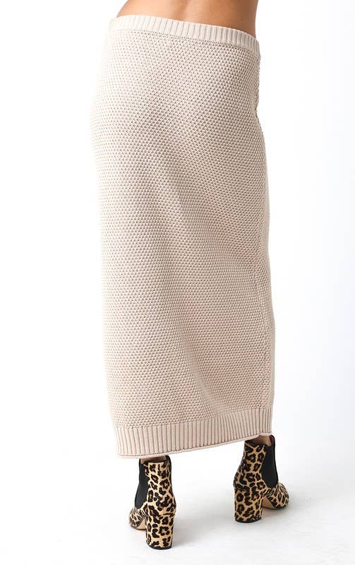 Olivaceous - Wholesale Rok - Dames - Ava Midi Rok4