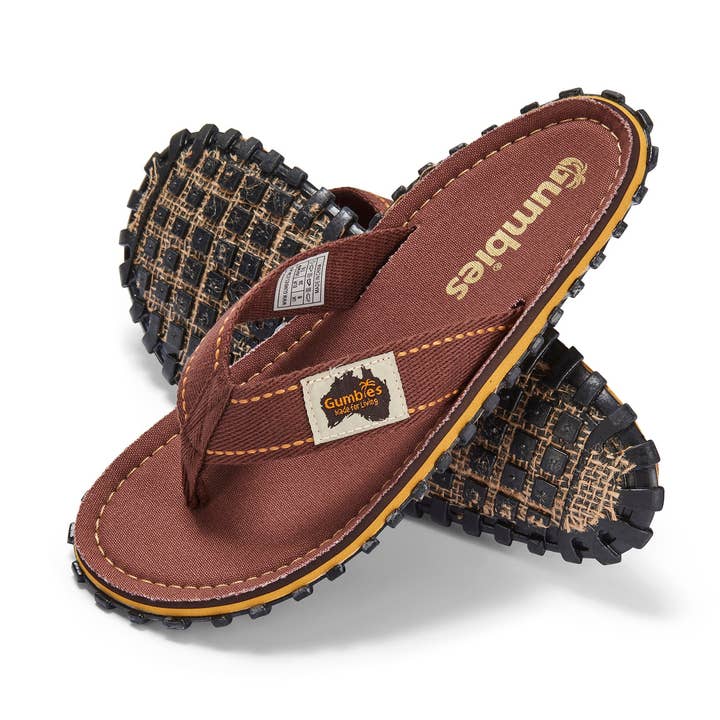 Islander Flip-Flops - Women's - Classic Brown for wholesale by Gumbies