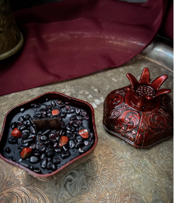 Sacred Lore - Wholesale Novelty Candle - Persephone Pomegranate Candle, Soy candle with wood wick5