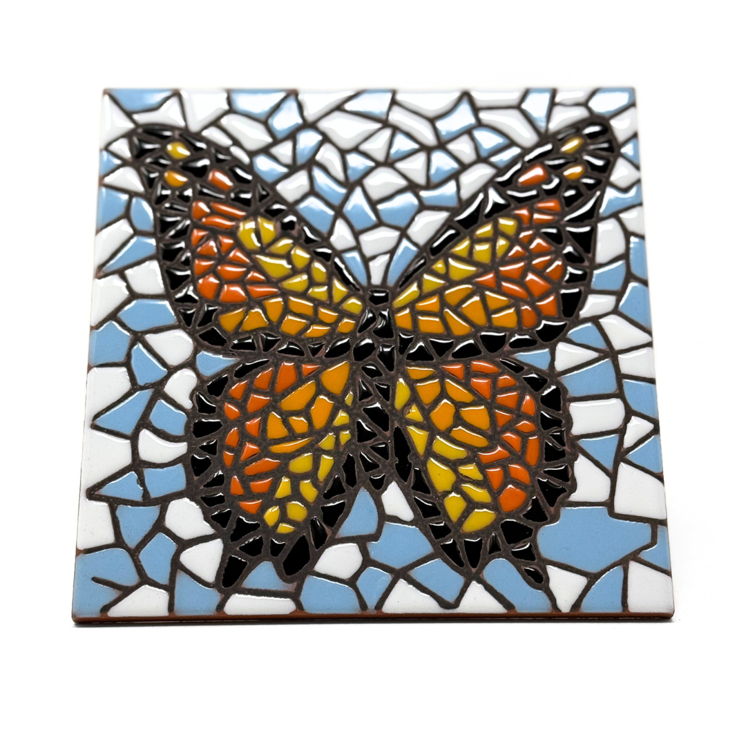 Earthtones Tile - Wholesale Wall Tile - Mosaic Butterfly Tile (4333)2