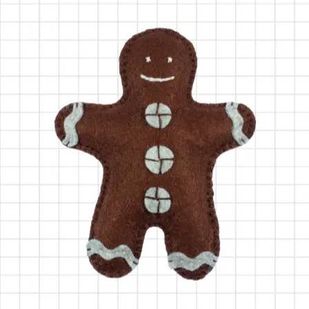 Kit de costura de adorno navideño de hombre de jengibre para venta al por mayor de Mimihali