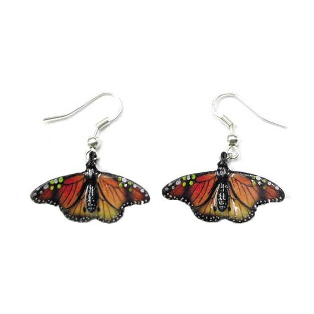 Monarch Butterfly Earrings for wholesale by Little Critterz