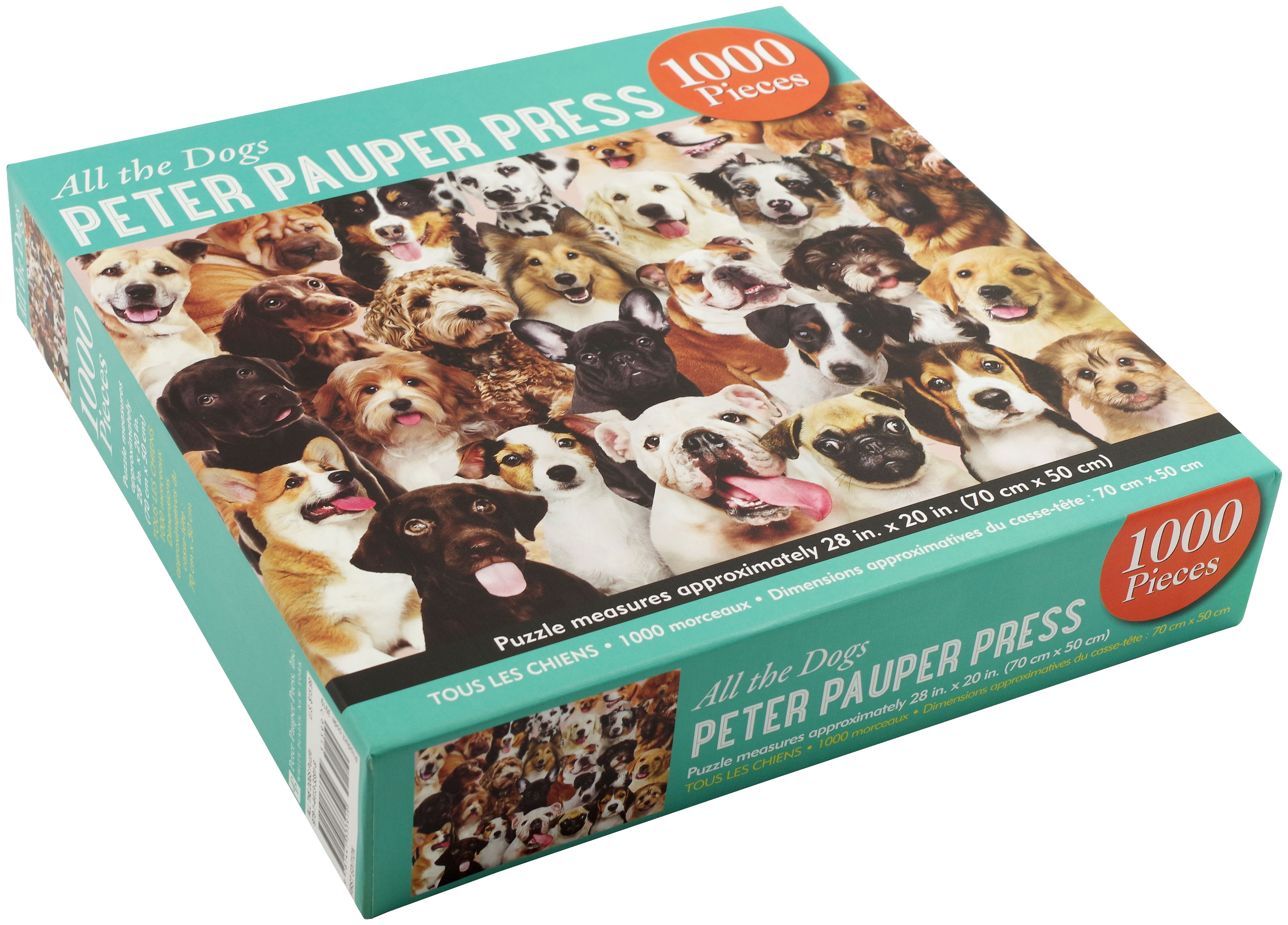 Peter Pauper Press - Wholesale Puzzle - Adult - All the Dogs 1000 Piece Jigsaw Puzzle2
