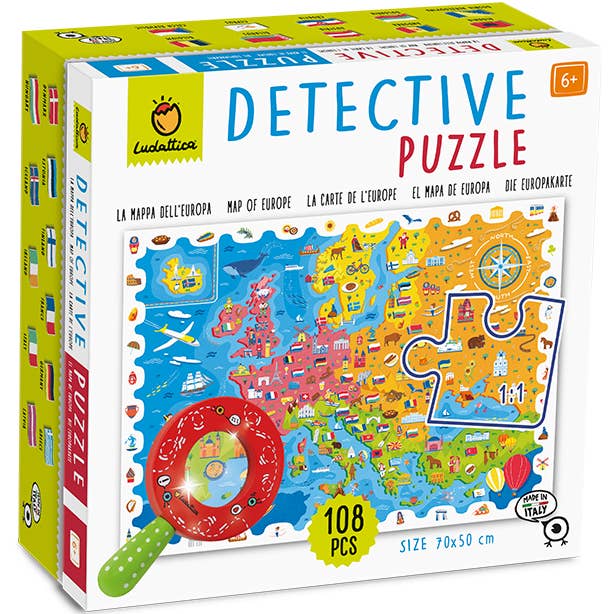 Puzzle Detective - O mapa da Europa por atacado de Educational srl