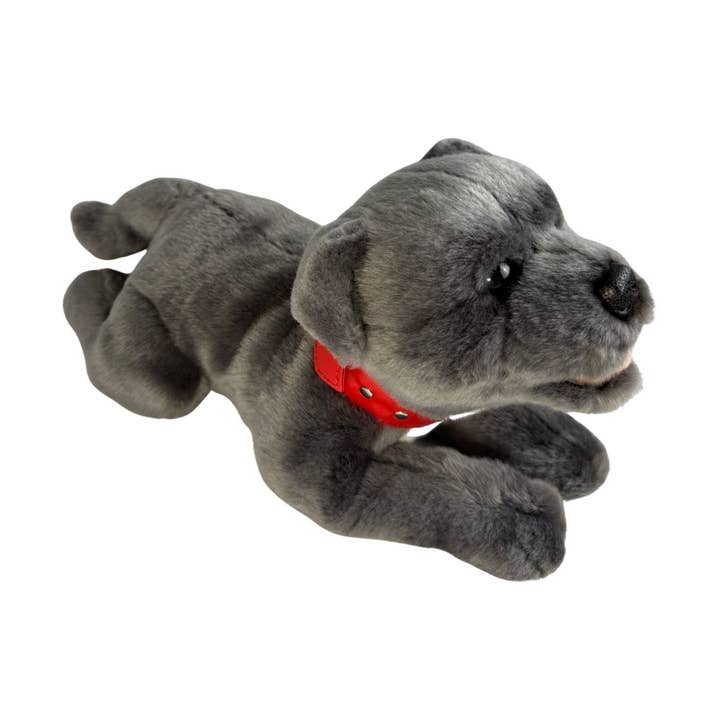 Bullet - Staffy - 28 cm flexible, gris para venta al por mayor de Bocchetta Plush Toys