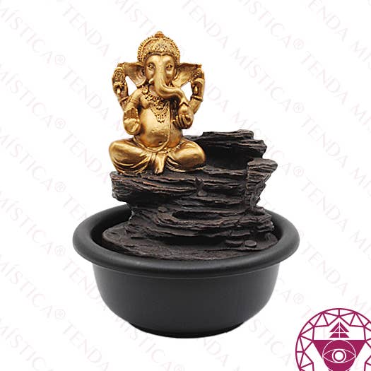 Kalu Ganesha Led Fountain for wholesale by Tenda Mística