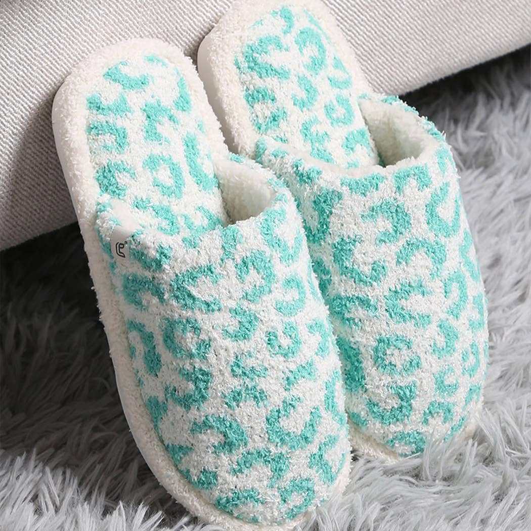 Fashion City - Vendita all'ingrosso Pantofole - Donna - Pantofola invernale con motivo leopardato morbido15