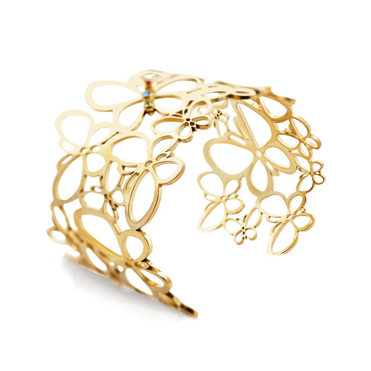 AMORINO SRL - Wholesale Cuff Bracelet - ADJUSTABLE SEMI-RIGID SLAVE BRACELET - WF24116A1081