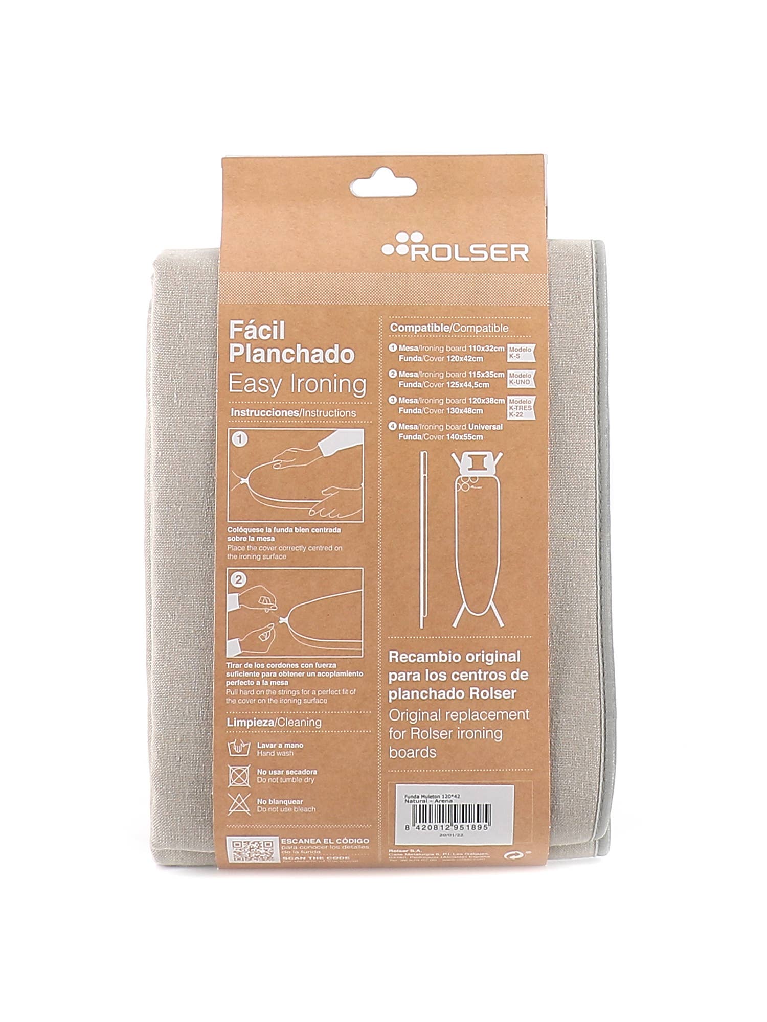 Rolser - Wholesale Ironing board - Ironing board cover S size (KS ironing board)6