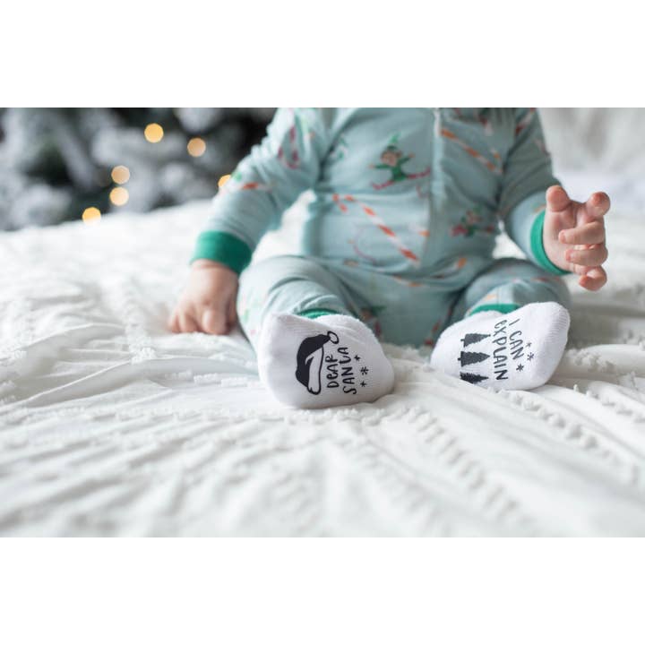 Dorothy’s Reason - Wholesale Socks - Baby - Dear Santa I Can Explain Christmas Socks | Baby Items